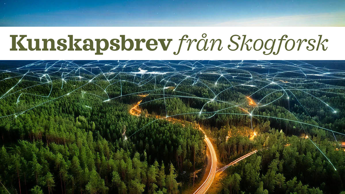 Toppbild: kunskapsbrev från Skogforsk.