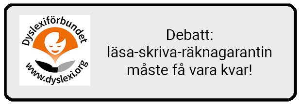 Debatt: läsa-skriva-räknagarantin måste få vara kvar!