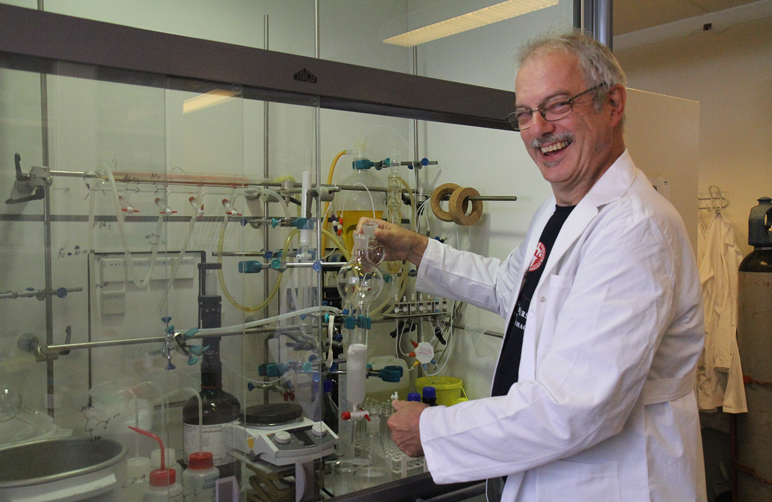 Man in lab