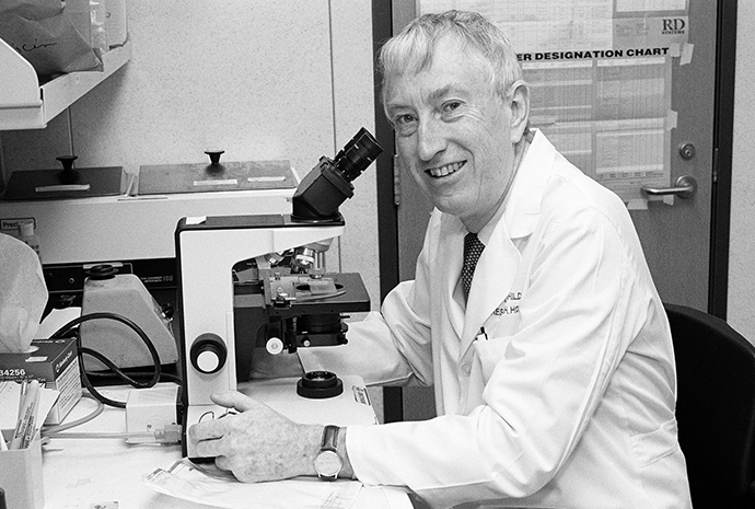 Man in lab