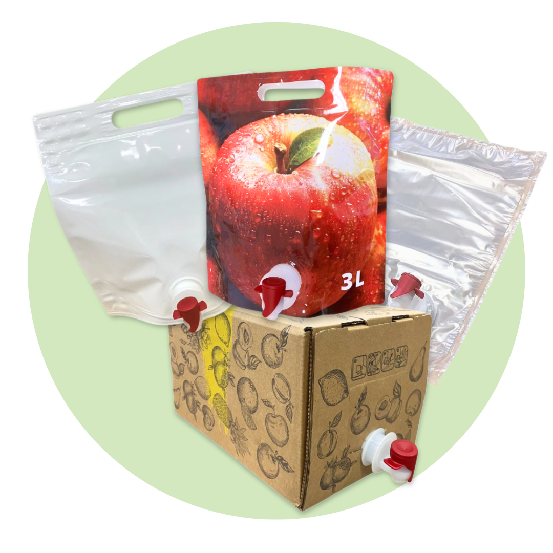 Bag in box påsar för must och saft